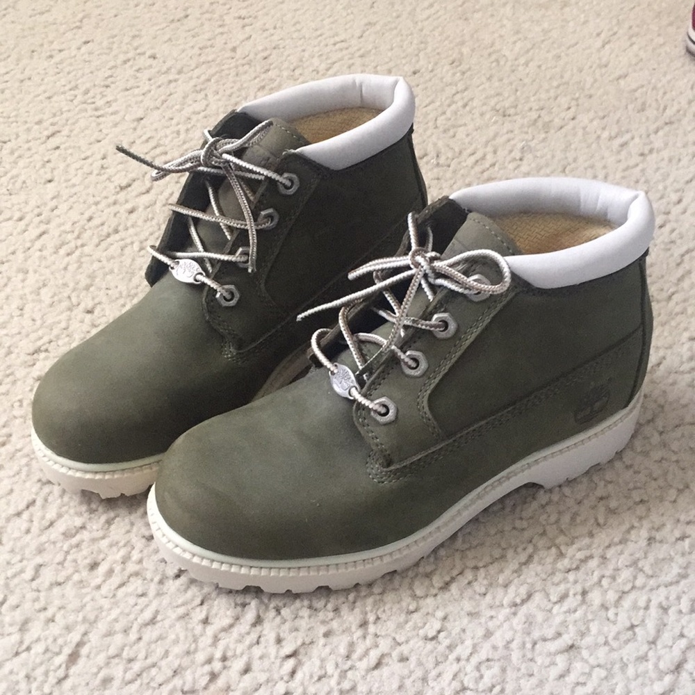 Green Timberland Shoes